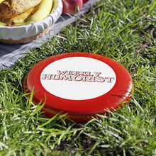 Weekly Humorist logo Wham-O Frisbee