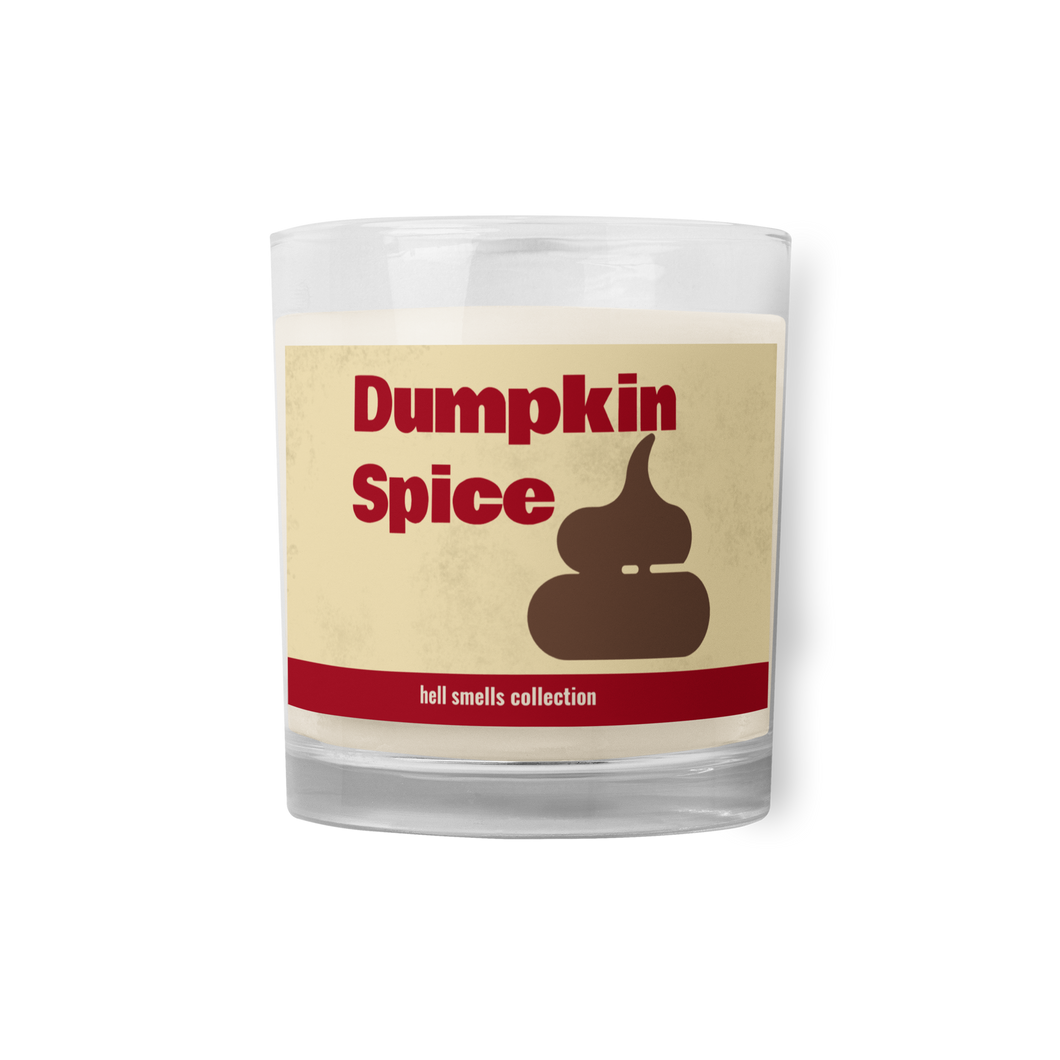 Dumpkin Spice Glass jar soy wax candle
