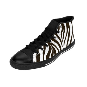 Women's Zebra High-top Sneakers