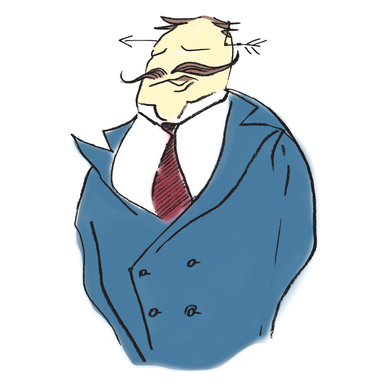 Jarvis T. Weekly - Weekly Humorist Mascot - Die Cut Stickers