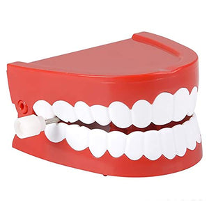 Wind Up Chattering Teeth Novelty and Gag Gifts, 2.5" Inches (4-Pack)