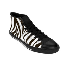 Men's Zebra High-top Sneakers