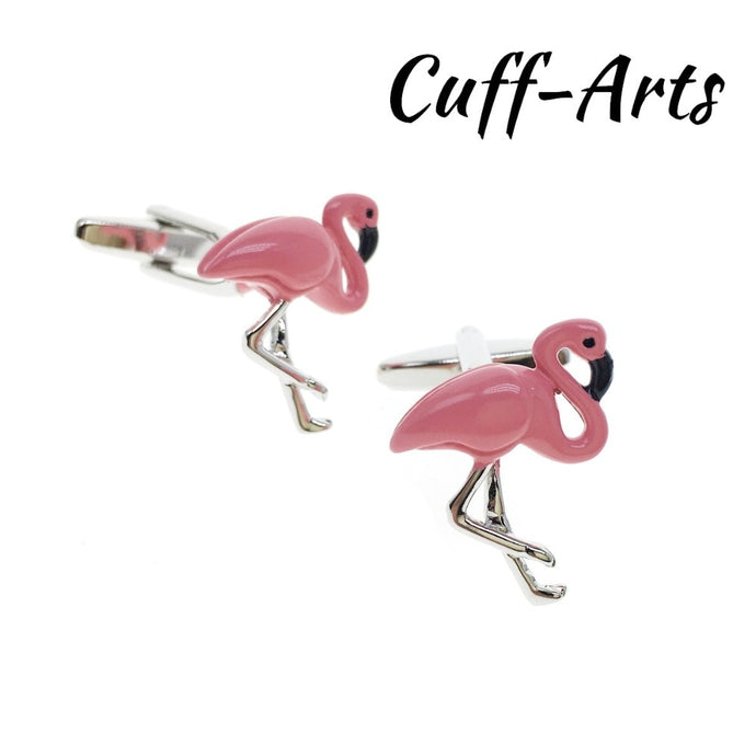 Pink Flamingo Cufflinks