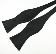 Solid Color Silk Self Tie Bowtie