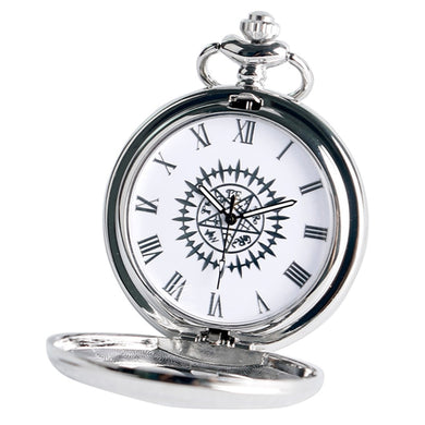 Quartz Victorian Pendant Chain Pocket Watch