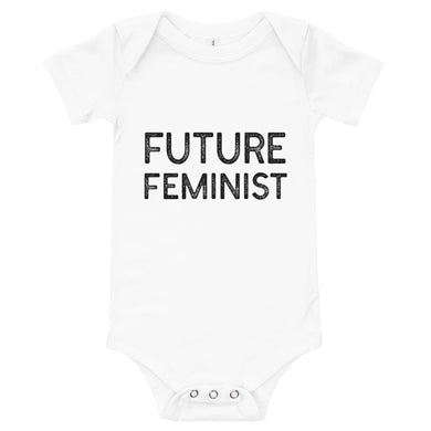 Future Feminist Baby short sleeve one piece
