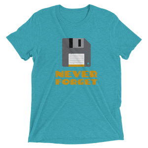Floppy Disk Never Forget Short sleeve t-shirt