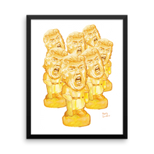 Trump Bobblehead Framed poster