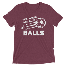Red, White, and Blue Balls USA Soccer Short sleeve t-shirt