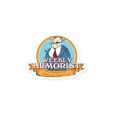 Weekly Humorist Jarvis Crest Bubble-free stickers