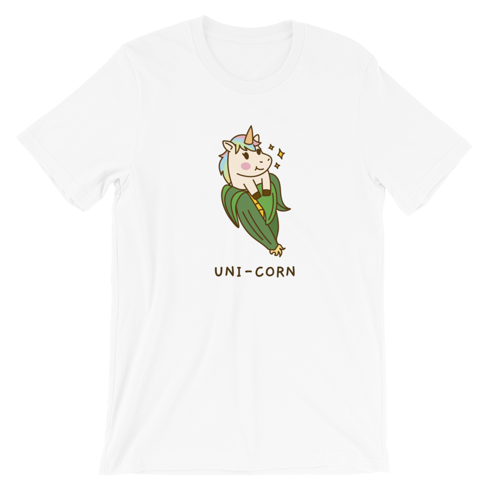 Corny Uni-corn Short-Sleeve Unisex T-Shirt