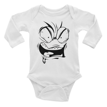 Angry Face Infant Long Sleeve Bodysuit