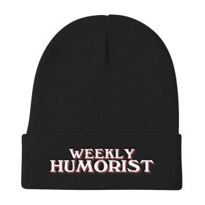 Weekly Humorist Logo Knit Beanie