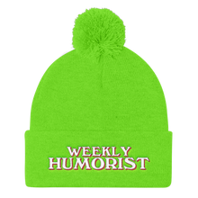Weekly Humorist Logo Pom Pom Knit Cap