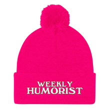 Weekly Humorist Logo Pom Pom Knit Cap