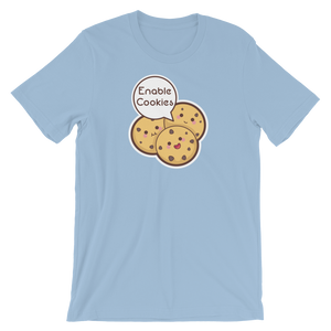 Enable Cookies Short-Sleeve Unisex T-Shirt