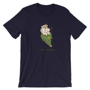 Corny Uni-corn Short-Sleeve Unisex T-Shirt